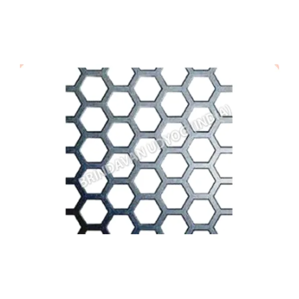 Hexagonal Hole Perforated Sheet