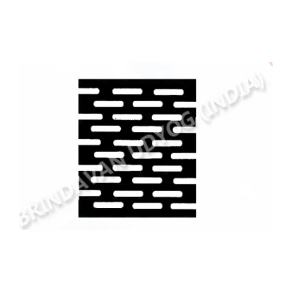 Oblong Slot Hole Perforated Sheet